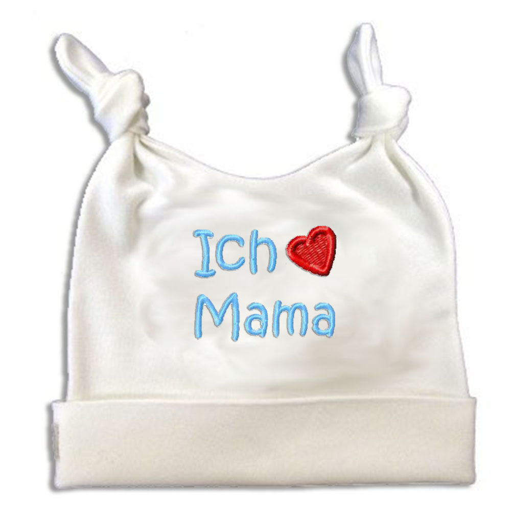 Babymütze Ich liebe Mama