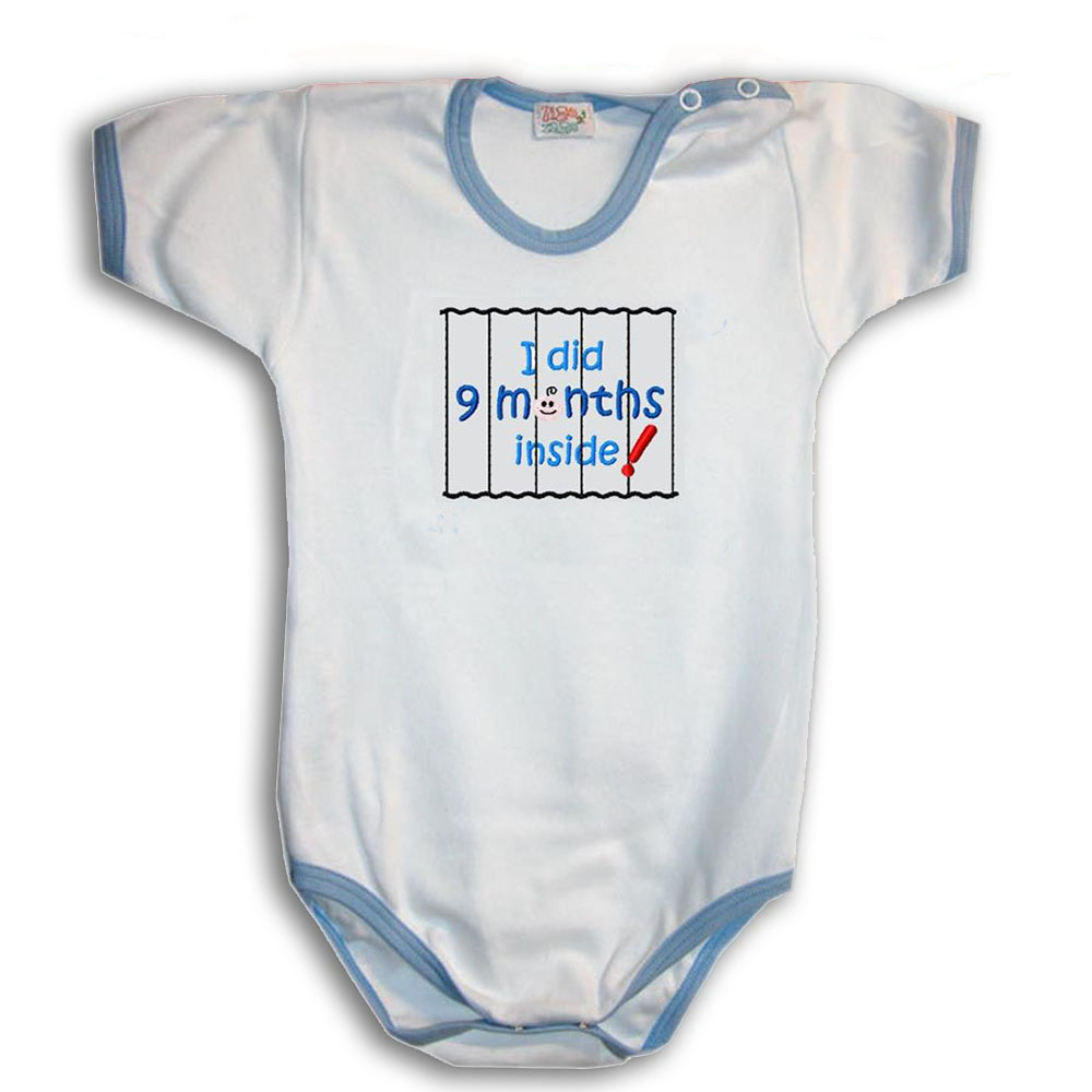 Baby romper "I did 9 months inside"