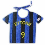 Striped bib black and blue