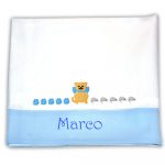 Baby Sheet for cot or craddle "Little cat"